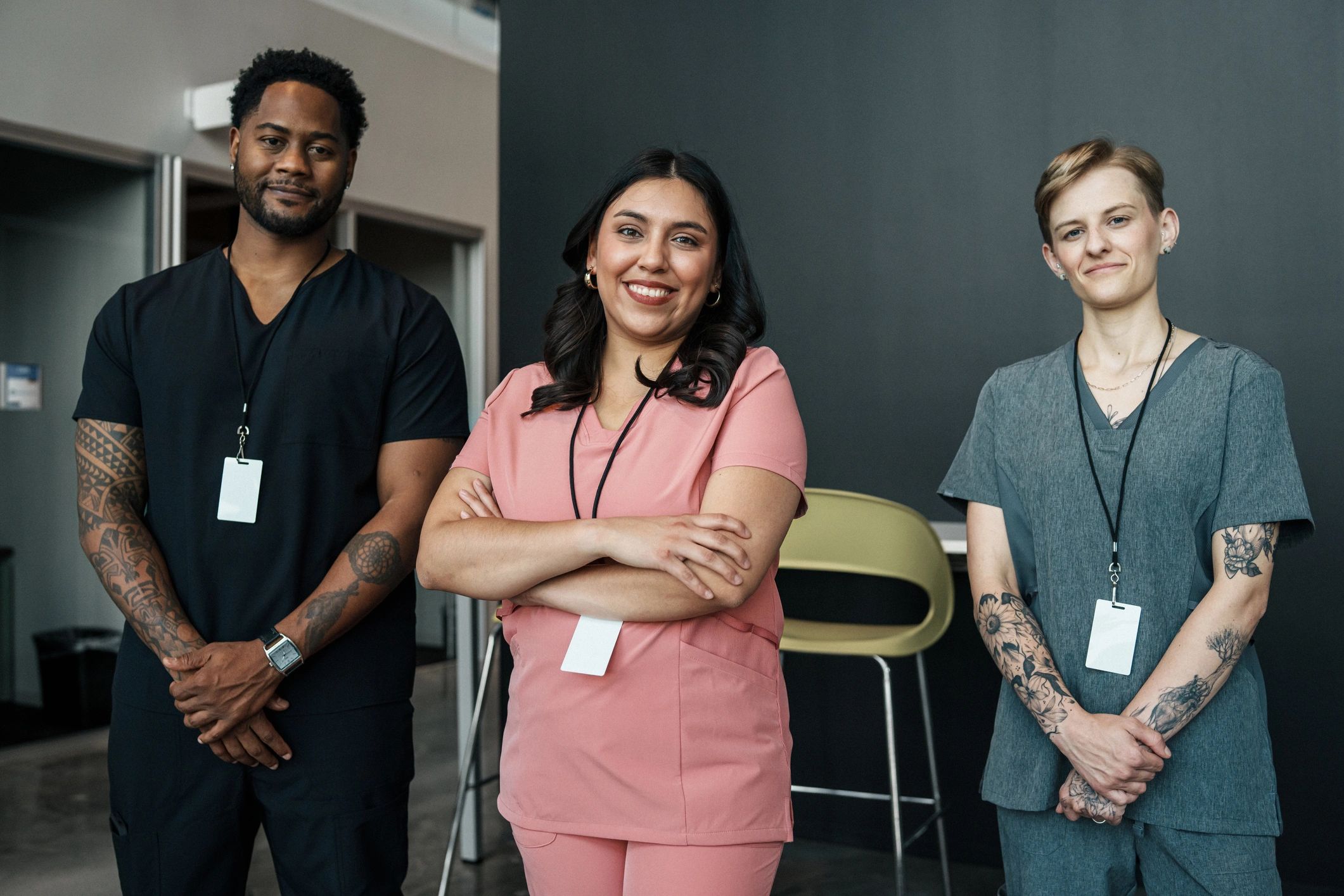 modern medical billing office healthcare team