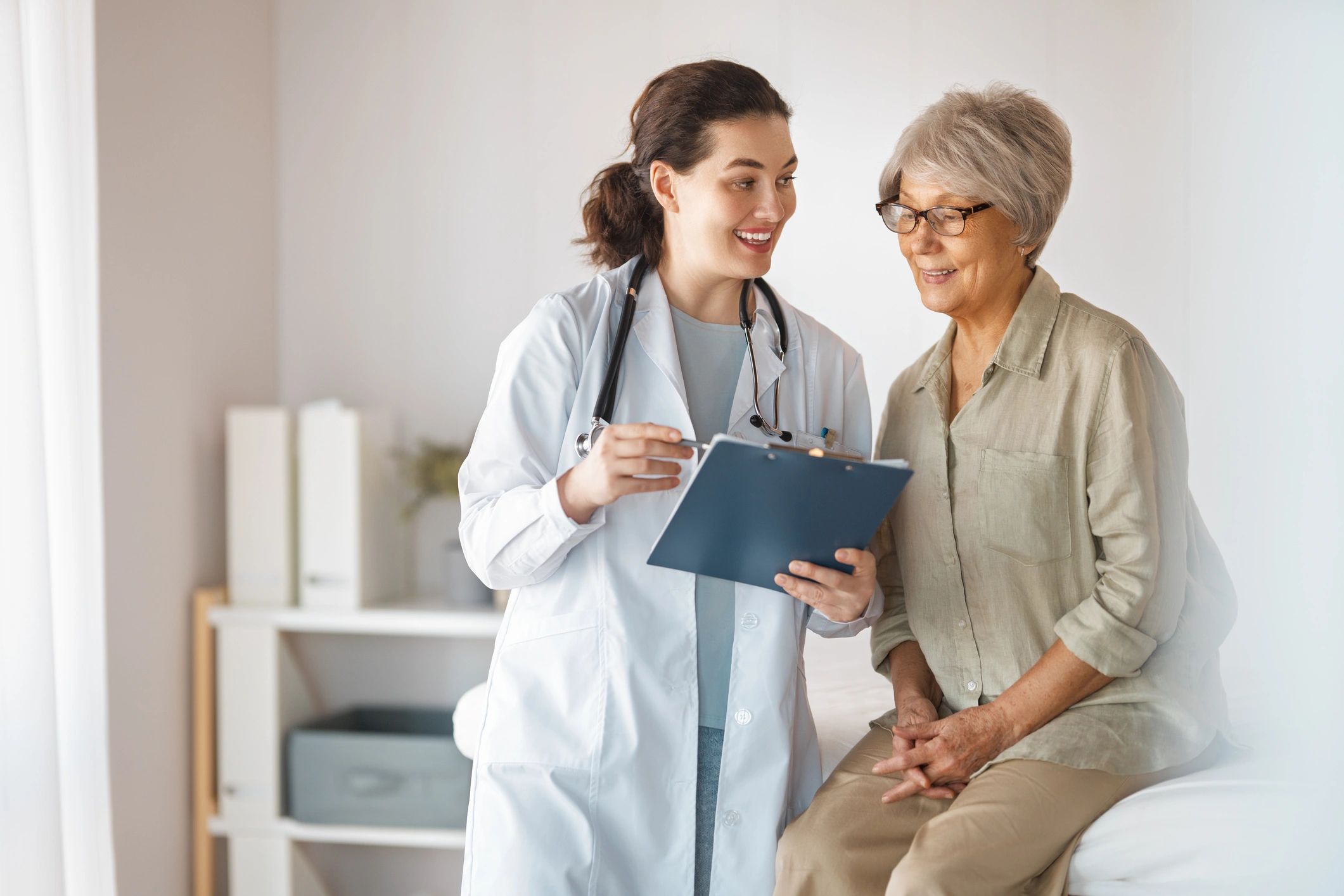 doctor patient consultation clinic